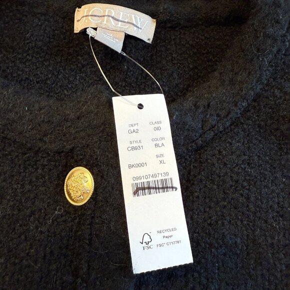 J. Crew Textured sweater lady jacket XL - Picture 4 of 9